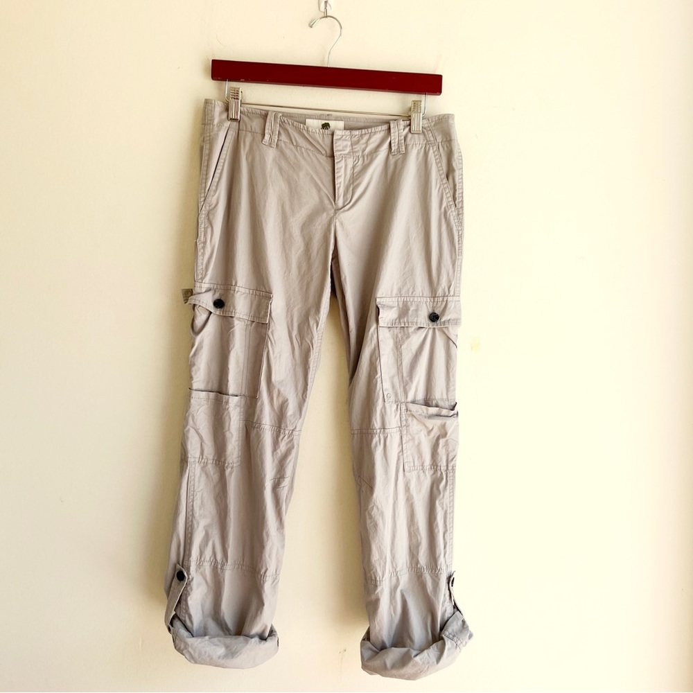 Banana Republic Grey Cargo Y2K Pants